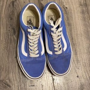 periwinkle old school vans size 8.5 woman